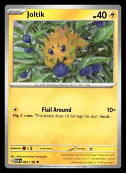 Joltik Common 064/182 SV04: Paradox Rift Pokemon Card - Image 1