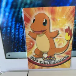 Pokemon TCG - TOPPS #04 CHARMANDER - Type Fire Rare NM - Image 2