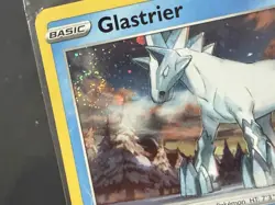 Pokemon TCG Glastrier 051/196 Holo Lost Origin Snowflake Promo Stamp - SWIRL! - Image 1
