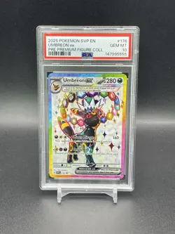Umbreon ex 176 Prismatic Premium Figure Collection Promo PSA 10 Gem Mint Pokemon - Image 3