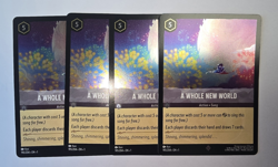 Disney Lorcana - The First Chapter - A Whole New World 195/204 - NM/M Foil X4 - Image 1