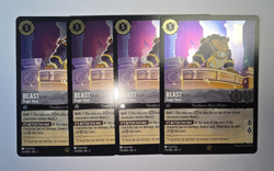 Disney Lorcana - Rise of the Floodborn - Beast Tragic Hero 173/204 - NM Foil X4 - Image 1