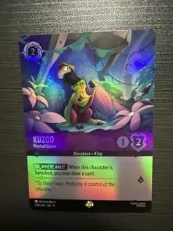 ✨Lorcana - Kuzco Wanted Llama 🦙 - Fabled - Epic - 209/204 - Image 2