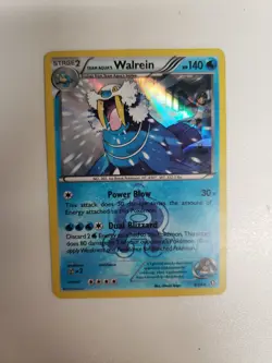 Team Aqua’s Walrein 5/34 Holo Double Crisis 2015 Pokemon Card MP - Image 1