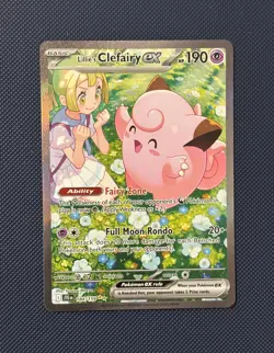 Pokemon Card Lillies Clefairy EX 184/159 Journey Together, English Edition M/NM - Image 1