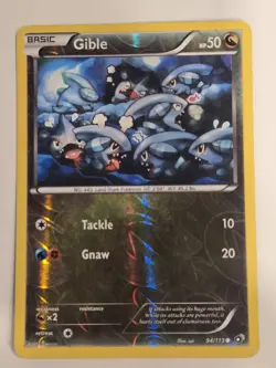 Gible Reverse Holo 94/113 Pokemon 2013 Legendary Treasures Pokemon Card MP LP - Image 1