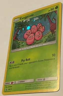 Pokemon TCG Exeggcute SM119 Promo Holo Basic 50 HP Card English - Image 3