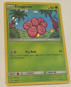 Pokemon TCG Exeggcute SM119 Promo Holo Basic 50 HP Card English - Image 4