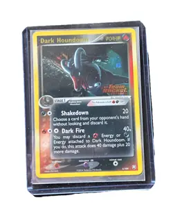 Pokemon TCG Dark Houndoom EX Team Rocket Returns Reverse Holo Stamped 5/109 Card - Image 1