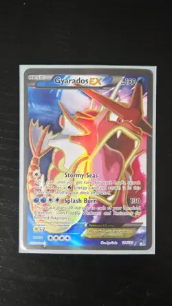 Pokemon Gyarados EX TCG Full Art Holo Ultra Rare Card 114/122 XY-Breakpoint - Image 1