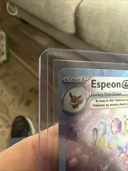 Pokemon TCG Espeon EX Prismatic Evolutions Holo Card 155/131 Near Mint Condition - Image 2