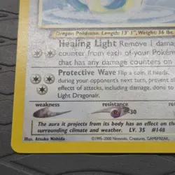 Light Dragonair Neo Destiny 22/105 Pokemon Card - Image 3