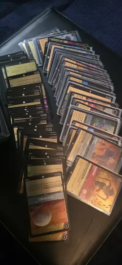 Disney Lorcana 440-Card Lot and Shimmering Skies Storage All Foil Mix Rarity Lot - Image 5