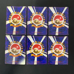 Base Set 1996 Normal Card Set of 6 Japanese Pokemon Card Old Back s007355* - Image 2