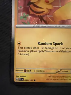 Pikachu (Pokemon Day 2026) 051/162 Pokemon Card - Image 5
