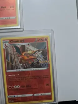 Pokemon TCG POGO 3 Charizard Cards Radiant, Holo, And Reverse Holo - Image 2