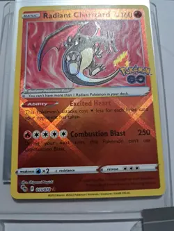 Pokemon TCG POGO 3 Charizard Cards Radiant, Holo, And Reverse Holo - Image 5