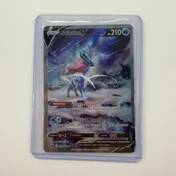 Suicune V Ultra Rare GG38/GG70 Crown Zenith Galarian Gallery Pokemon Card NM OC - Image 1
