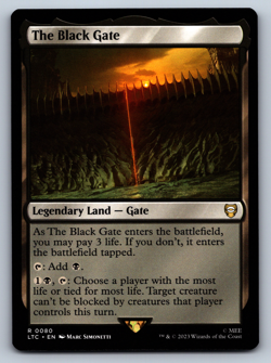 The Black Gate - Lord of the Rings Commander - MTG - Image 1
