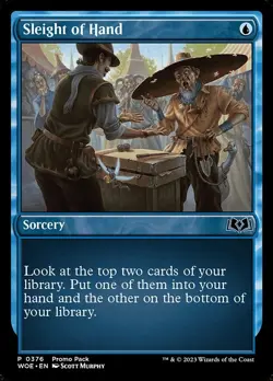 Sleight of Hand Foil Wilds of Eldraine 376 NM MTG - Image 1