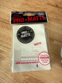 Ultra Pro Deck Protector Sleeves Matte White - Image 1