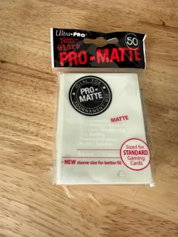 Ultra Pro Deck Protector Sleeves Matte White - Image 2