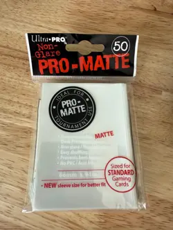 Ultra Pro Deck Protector Sleeves Matte White - Image 3