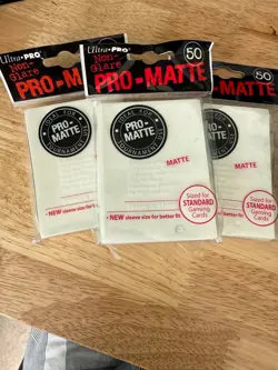 Ultra Pro Deck Protector Sleeves Matte White - Image 4