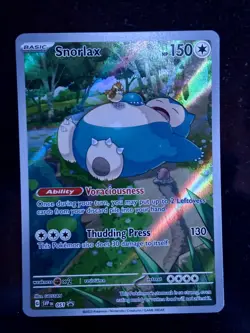 Pokemon Snorlax 051 SVP Scarlet & Violet 151 Promo Holo English Card - Image 1