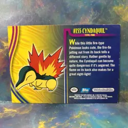 Cyndaquil Topps Pokemon TV Animation Edition Johto Series - Image 2