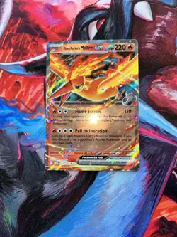 Pokemon Team Rocket's Moltres Ex 031/182 Destined Rivals Holo Double Rare NM - Image 1