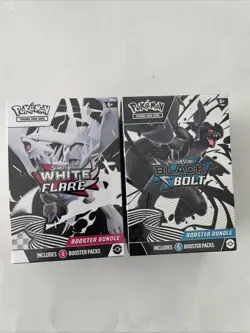 Pokemon Booster Bundles-lot of 2-Black Bolt (1*) White Flare (1*) Factory Sealed - Image 1