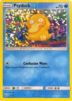 Psyduck 002/012 Confetti Holo P McDonald's Promos 2018 Pokemon NM/M - Image 1