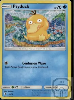 Psyduck 002/012 Confetti Holo P McDonald's Promos 2018 Pokemon NM/M - Image 3
