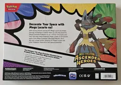 Pokemon TCG Mega Evolution Ascended Heroes Premium Collection Box Mega Lucario - Image 2