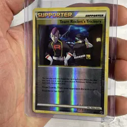 Team Rocket's Trickery 78/90 Uncommon HGSS Undaunted Pokemon Reverse Holo MP+ - Image 2
