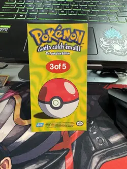 1999 Topps Pokemon TV Tin Topper Jumbo #3 of 5 #01 Bulbasaur Series 1 TCG Foil - Image 2