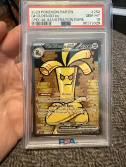 2023 Pokemon Scarlet And Violet Paradox Rift Gholdengo EX #252 PSA 10 Gem Mint - Image 1