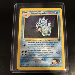 Pokemon TCG: Giovanni's Gyarados (Unlimited) Holo Rare 5/132 Gym Challenge - Image 1