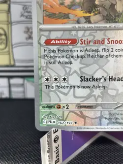 Slaking - 162/193 Sv02: Paldea Evolved Rare Reverse Holo Pokemon Card TCG - Image 4