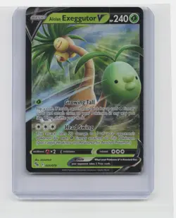 Alolan Exeggutor V Ultra Rare Pokemon GO 005/078 NM - Image 1