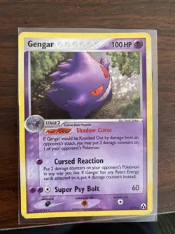 Gengar 5/92 Legend Maker Holo Ultra Rare Pokemon TCG Nintendo 🔥 Swirl! - Image 1