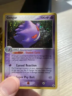 Gengar 5/92 Legend Maker Holo Ultra Rare Pokemon TCG Nintendo 🔥 Swirl! - Image 3