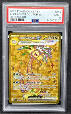 2024 Pokemon Surging Sparks - Alolan Exeggutor ex - Hyper Rare - 248 - PSA 9 - Image 1