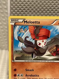 Meloetta BW69 Black Star Promo Pokemon TCG Black & White - LP - Image 2