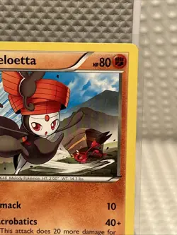 Meloetta BW69 Black Star Promo Pokemon TCG Black & White - LP - Image 3