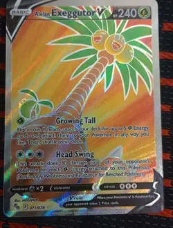 Alolan Exeggutor V - 071/078 - Pokemon Go - Ultra Rare - NM/M - Image 5