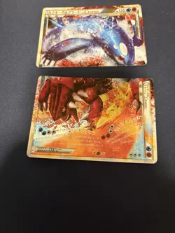 Kyogre & Groudon Legend Holo 070/080 071/080 L3 Triumphant Japanese Pokemon 2010 - Image 5