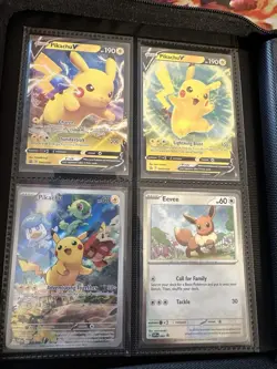 Pokemon TCG 80 Card Promo Lot W/ Binder No Doubles Nm-M - Image 2