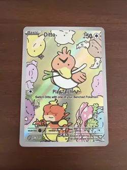 Ditto (Farfetch'd) #37 - Holo Foil - After Skool Hobby Series 2 Fan Art- Pokemon - Image 1